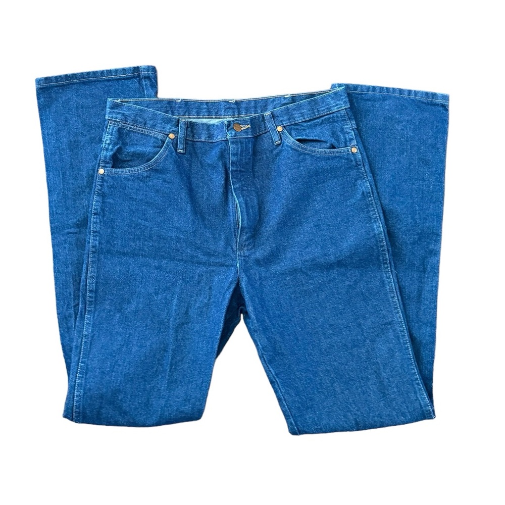 Vintage Wrangler Mens Straight Leg Denim Jeans Size 36x36
